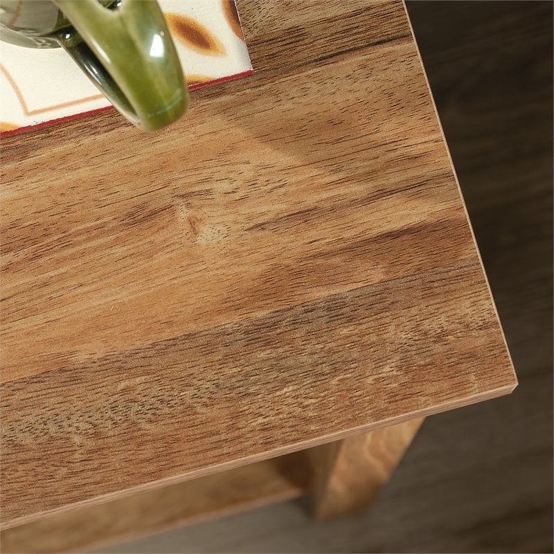 Sauder River Ranch Engineered Wood Night Stand in Sindoori Mango/Natural Finish
