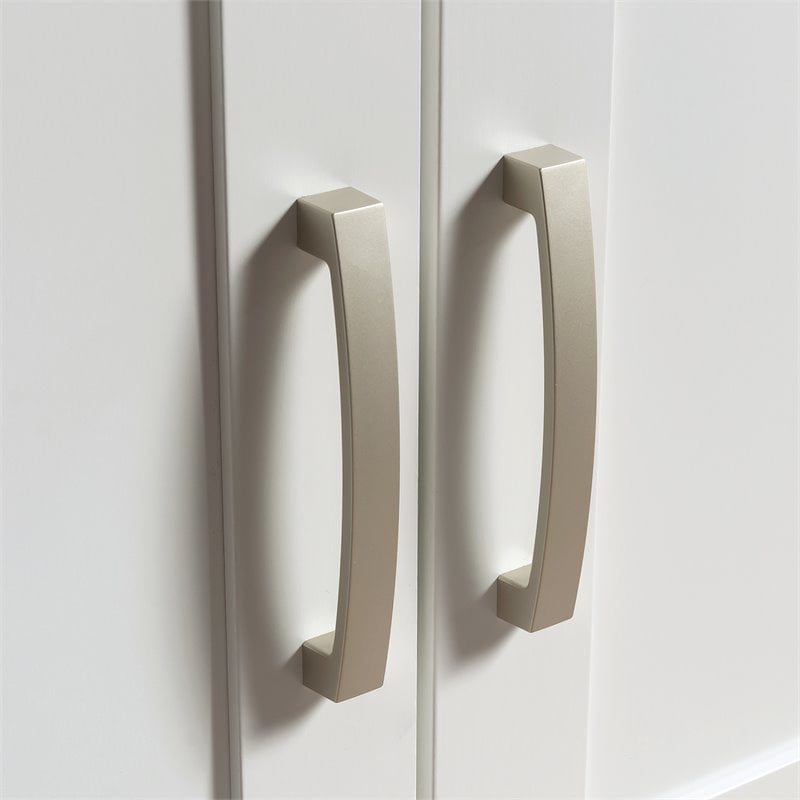 Sauder Select Engineered Wood Multi-Purpose Storage Armoire in Glacier White