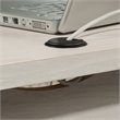 Sauder Summit Station Engineered Wood L-Shaped Desk in Glacier Oak