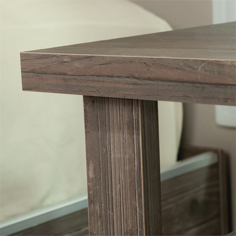 Sauder Summit Station Engineered Wood Night Stand in Pebble Pine
