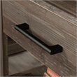 Sauder Summit Station Engineered Wood Night Stand in Pebble Pine