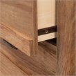 Sauder Cannery Bridge Engineered Wood 3-Drawer Chest in Sindoori Mango/Brown