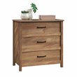 Sauder Cannery Bridge Engineered Wood 3-Drawer Chest in Sindoori Mango/Brown