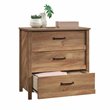 Sauder Cannery Bridge Engineered Wood 3-Drawer Chest in Sindoori Mango/Brown