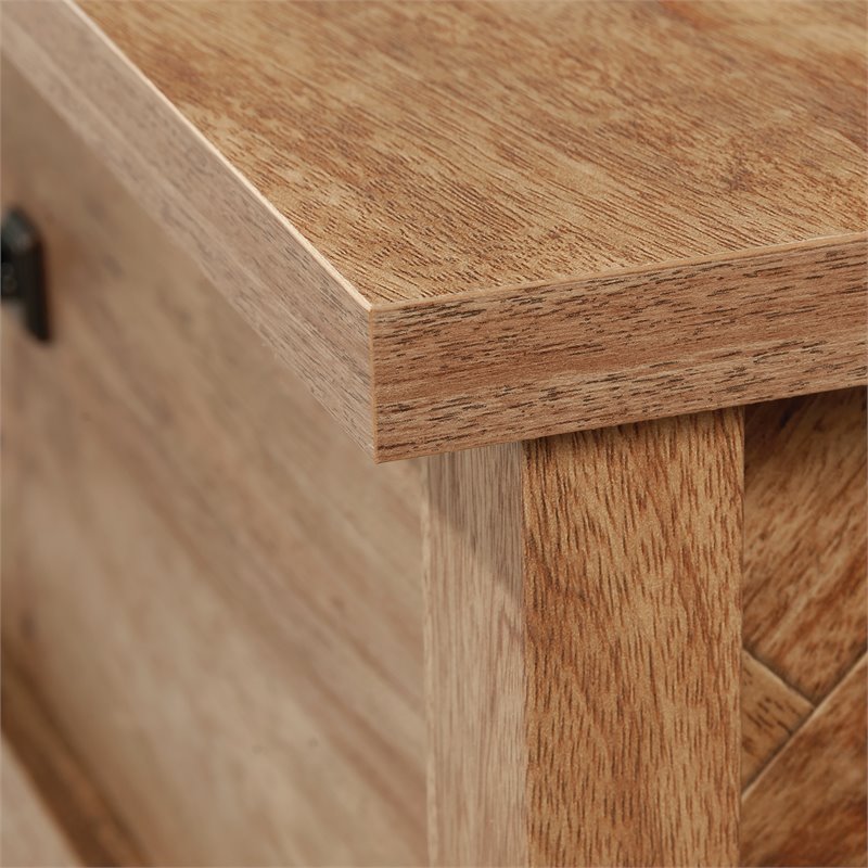 Sauder Cannery Bridge Engineered Wood 3-Drawer Chest in Sindoori Mango/Brown