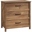 Sauder Cannery Bridge Engineered Wood 3-Drawer Chest in Sindoori Mango/Brown