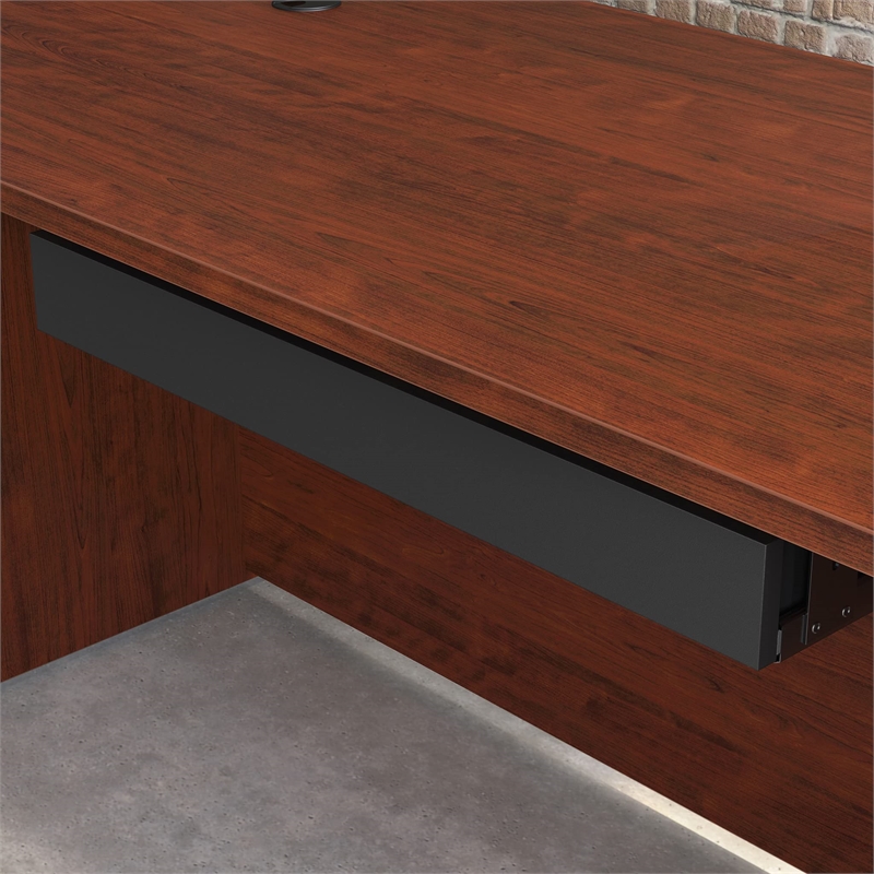 Sauder Affirm Engineered Wood and Metal Under Desk Organizer Drawer in Black