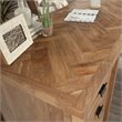 Sauder Cannery Bridge Engineered Wood L-Shaped Desk in Sindoori Mango/Brown