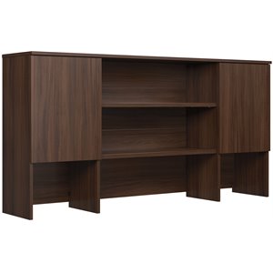 Sauder Affirm Engineered Wood 36&quot x 72&quot Storage Hutch in Noble Elm/Brown