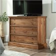 Sauder Barrister Lane Engineered Wood 3-Drawer Chest in Sindoori Mango/Brown