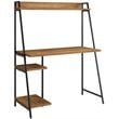 Sauder North Avenue Engineered Wood Desk with Hutch in Sindoori Mango/Brown