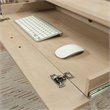 Sauder Whitaker Point Engineered Wood Executive Desk in Natural Maple