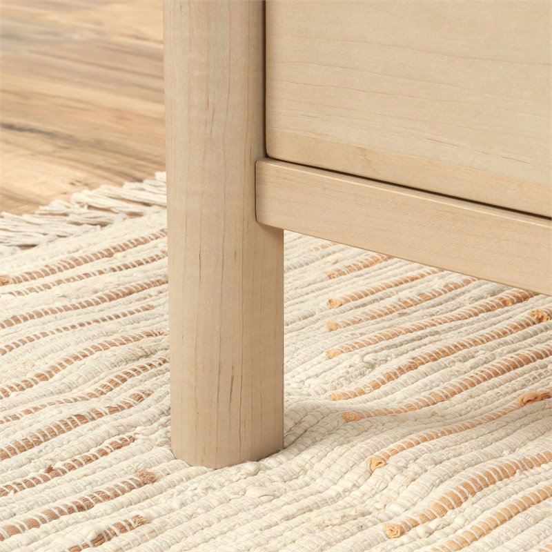Sauder Whitaker Point Engineered Wood Executive Desk in Natural Maple