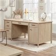 Sauder Whitaker Point Engineered Wood Executive Desk in Natural Maple