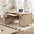Sauder Whitaker Point Engineered Wood Executive Desk in Natural Maple