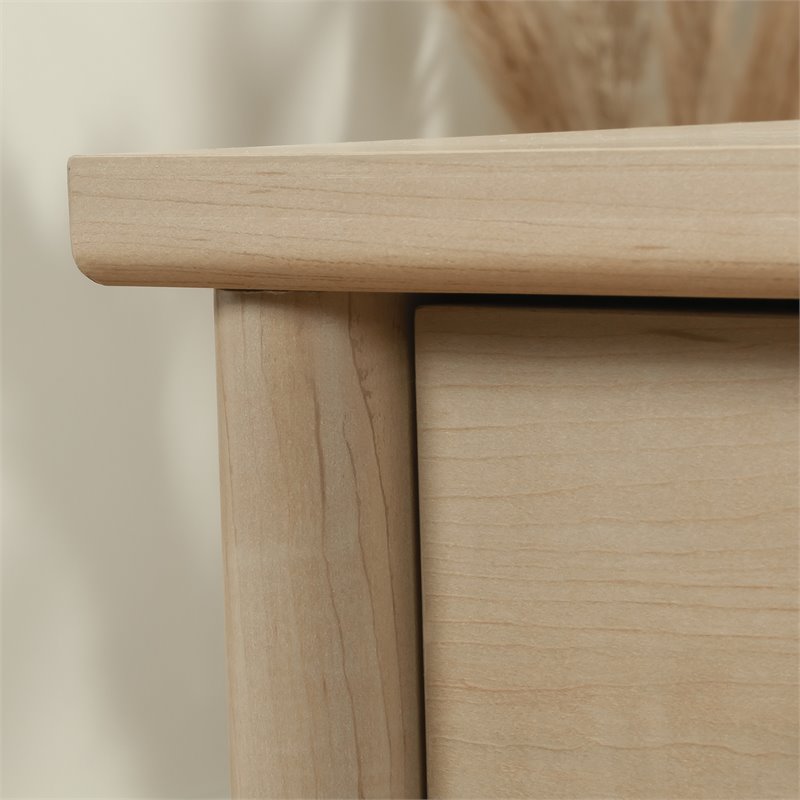 Sauder Whitaker Point Engineered Wood Executive Desk in Natural Maple