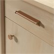 Sauder Whitaker Point Engineered Wood Executive Desk in Natural Maple