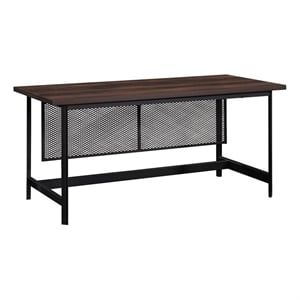 Sauder Briarbrook Transitional Engineered Wood Executive Desk in Oak