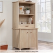 Sauder Whitaker Point Transitional Engineered Wood Library Hutch in Maple