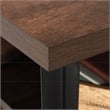 Sauder Briarbrook Engineered Wood and Metal Hutch in Barrel Oak