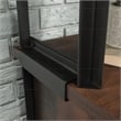 Sauder Briarbrook Engineered Wood and Metal Hutch in Barrel Oak
