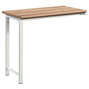 Sauder Bergen Circle Engineered Wood Desk Return 36&quot in Kiln Acacia/Brown