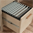Sauder Whitaker Point Engineered Wood L-Desk in Natural Maple Finish