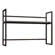 Sauder Manhattan Gate Engineered Wood and Metal Computer Hutch in Mystic Oak