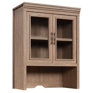 Sauder Rollingwood Engineered Wood Library Hutch in Brushed Oak Finish