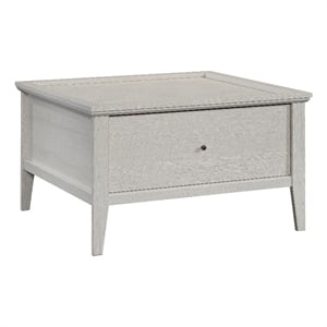 Sauder Larkin Ledge Engineered Wood and Metal Coffee Table in Glacier Oak