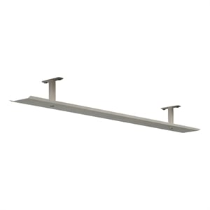 Sauder Bergen Circle Metal Cord Management Trough in White Finish