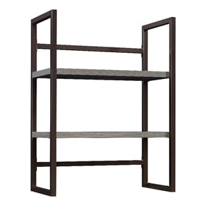 Sauder Manhattan Gate Engineered Wood Utility Hutch in Mystic Oak