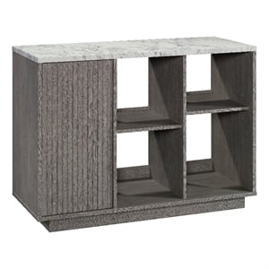 Sauder East Rock Engineered Wood Accent Storage in Ashen Oak