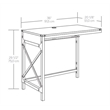 Sauder Foundry Road Engineered Wood/Metal 36