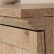 Sauder Aspen Post Engineered Wood Storage Cabinet in Prime Oak