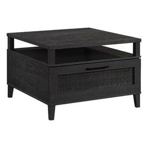 Sauder Tiffin Line Engineered Wood Coffee Table in Raven Oak Finish