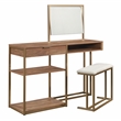 Sauder International Lux Engineered Wood Vanity in Sindoori Mango/Natural Finish