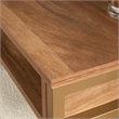 Sauder International Lux Engineered Wood Vanity in Sindoori Mango/Natural Finish