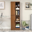 Sauder Homeplus Engineered Wood Storage Cabinet in Sienna Oak Finish