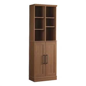 Sauder Homeplus Engineered Wood Storage Cabinet in Sienna Oak Finish