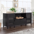 Sauder Tiffin Line Engineered Wood Large Credenza in Raven Oak