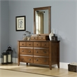 Sauder Shoal Creek Engineered Wood 6 Drawer Dresser in Oiled Oak