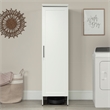 Sauder HomePlus Engineered Wood Robot Vacuuum Storage Cabinet in Soft White