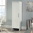 Sauder HomePlus Engineered Wood Robot Vacuuum Storage Cabinet in Soft White