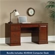 Sauder Heritage Hill Engineered Wood Desk with Hutch in Classic Cherry Finish