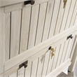 Sauder Costa Engineered Wood Lateral File with Hutch in Chalked Chestnut Finish