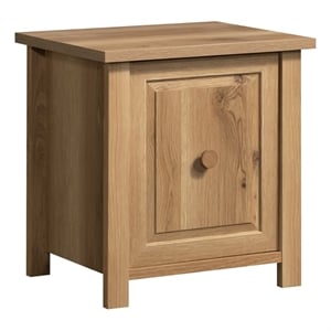 Sauder Hillmont Farm Engineered Wood Night Stand in Timber Oak Finish
