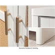 Sauder Isabella Isle Storage Engineered Wood Cabinet in White