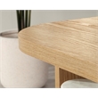 Sauder Misc Entertainment Engineered Wood Credenza in Harmony Ash