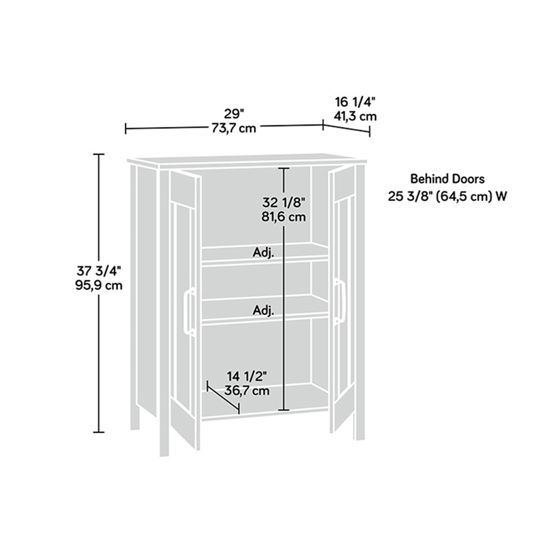 Sauder Miscellaneous Storage Engineered Wood Cabinet in Spring Maple